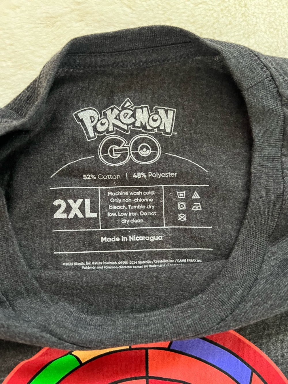 Pokemon Go Tour Shirt 2024 Festival New York City Necrozma Men’s XXL Like New - Picture 3 of 4